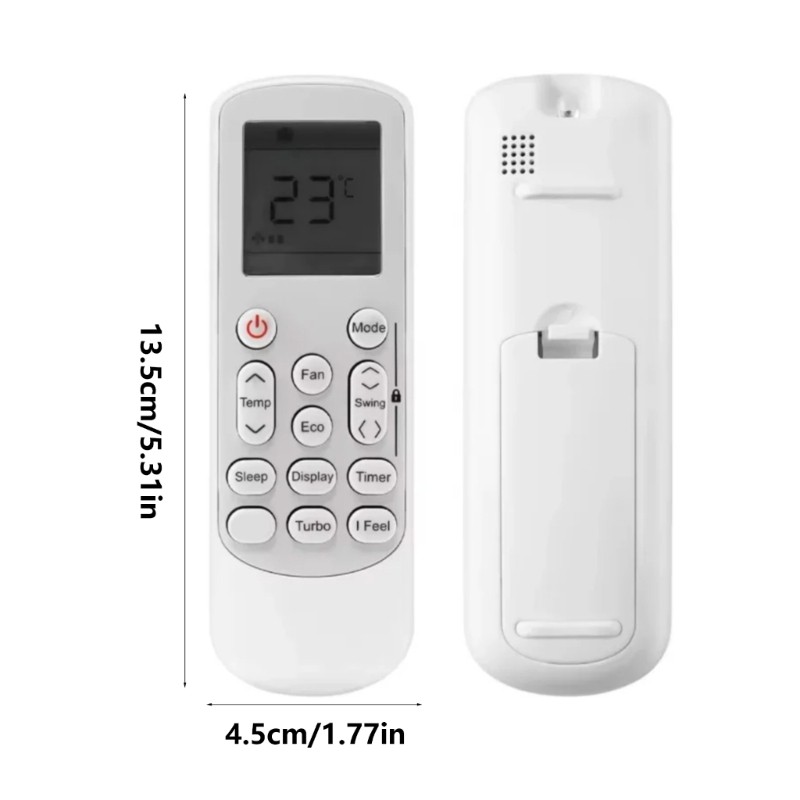 Replacement Remote Controller For Air Conditioners With 10M Long Ranges