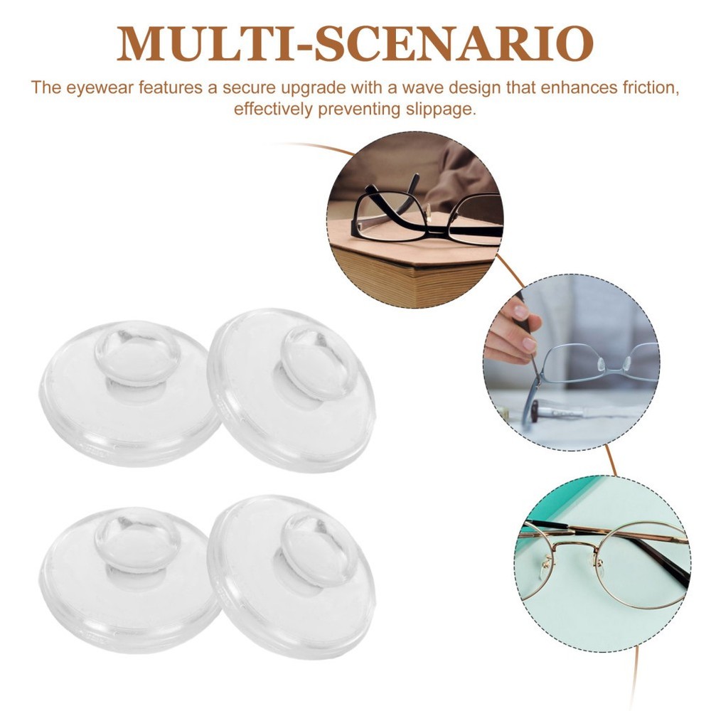 100 Pairs Eyeglasses Repair Kit Nose Pads Insert Bridge Replacement