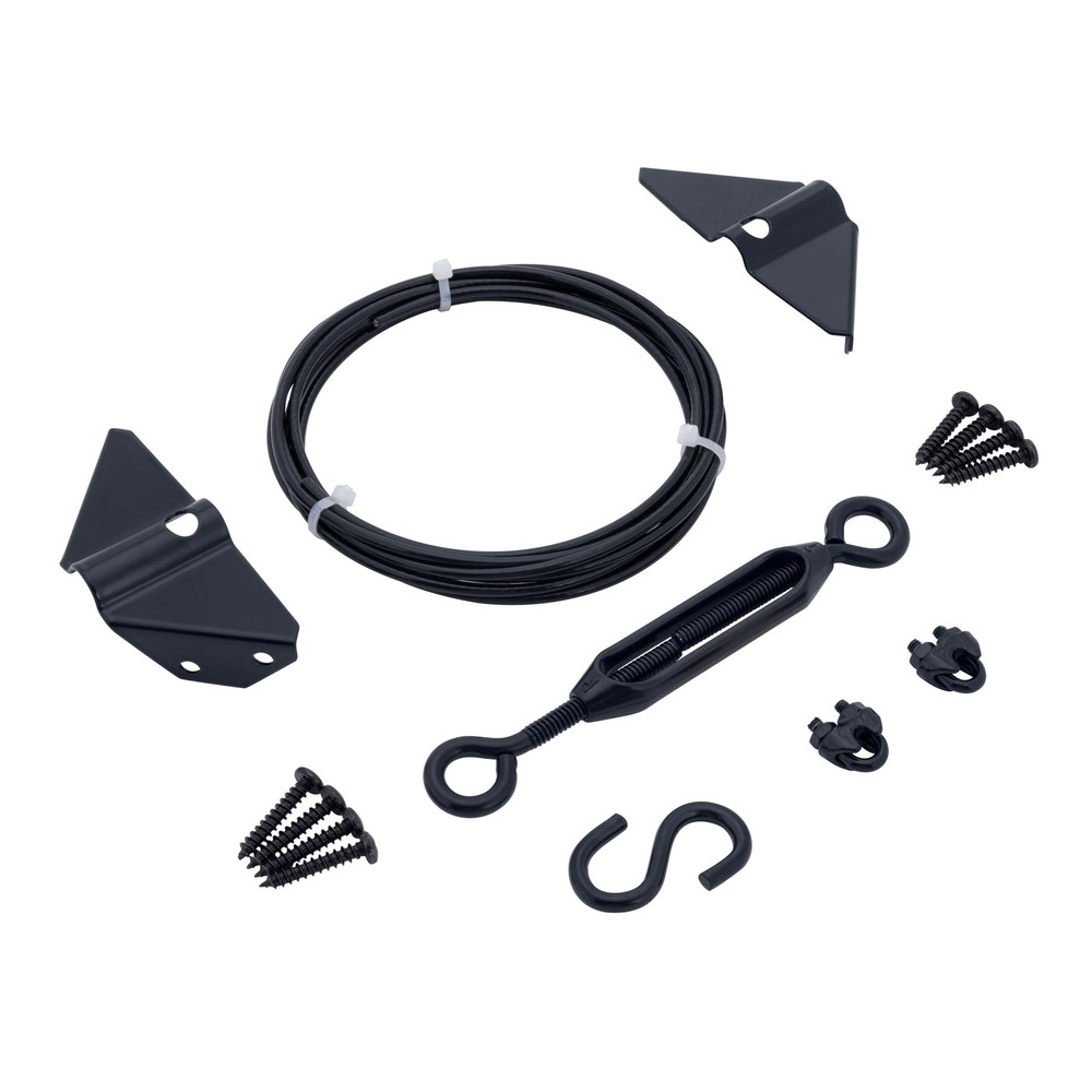 CHIJANE Durable Anti Sag Gate Kit Hardware Support Cable Set for Black