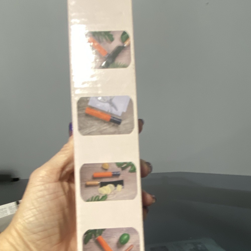 LEFUGO Electric Knife Sharpener Rapid Sanding Easy Sharpening Orange Black