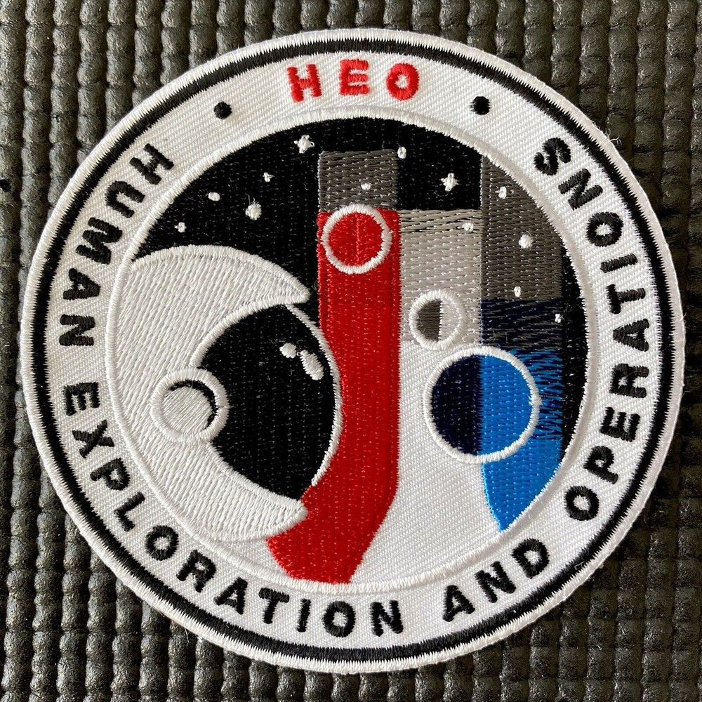 NASA HUMAN EXPLORATION and OPERATIONS - HEO- SPACE PATCH - 3.5"