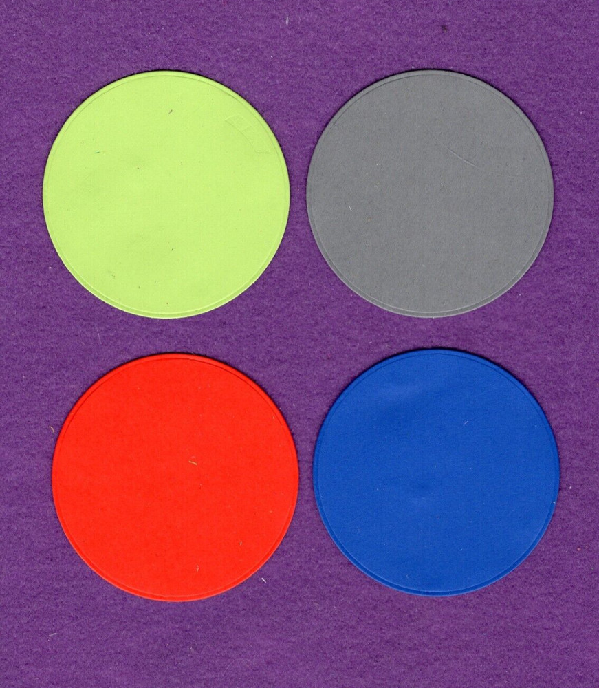 CIRCLE # 5 Queen & Co. die cuts scrapbook cards
