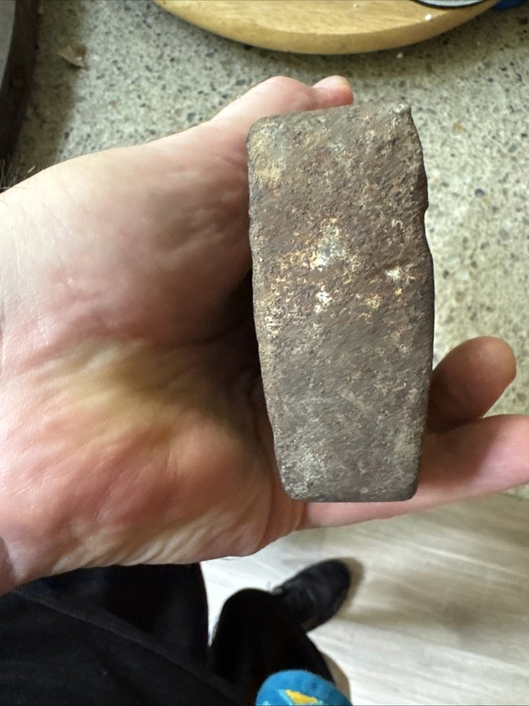 Vintage Curved Axe Head, Unbranded & Old, 3#, 3.7 Oz.