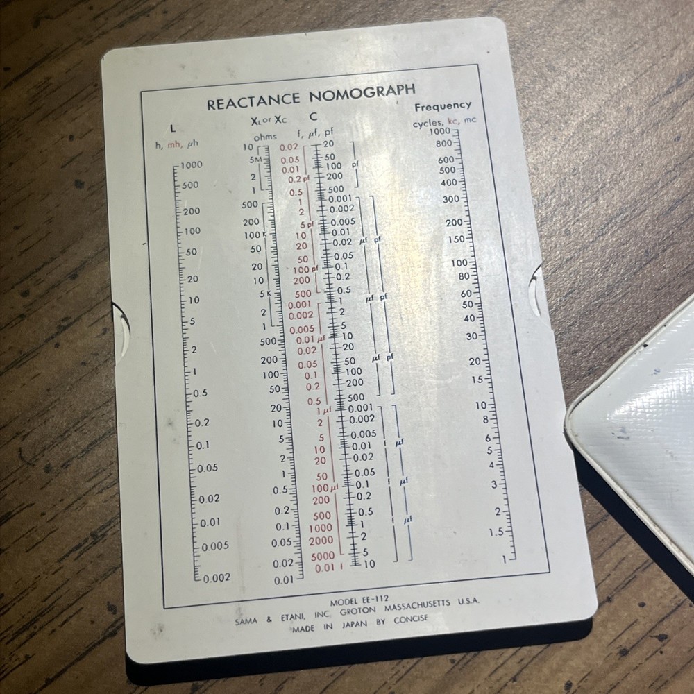 Vintage RCA Circular Slide Rule Kit with Conversion Tables and Original Case