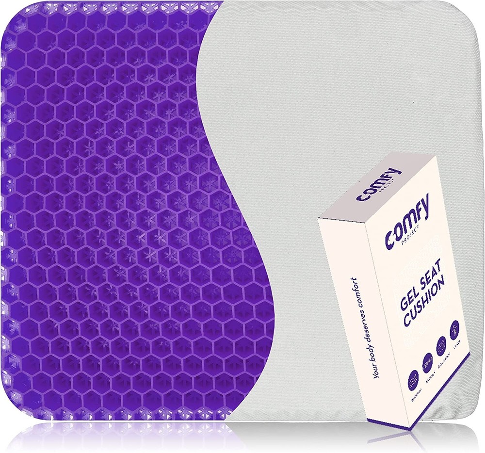 Purple Gel Seat Cushion Comfy