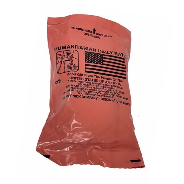 K&A Outdoors - Humanitarian Daily Ration Single HDR 12/23 inspect date