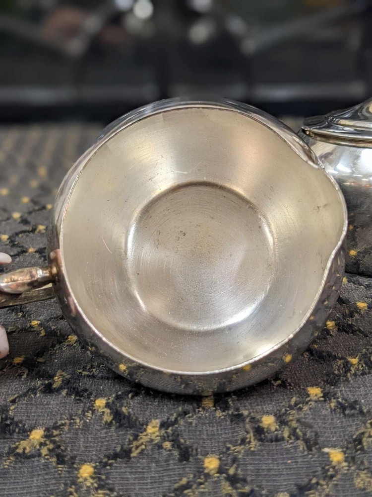 Vtg Leonard Silverplate Cream & Sugar