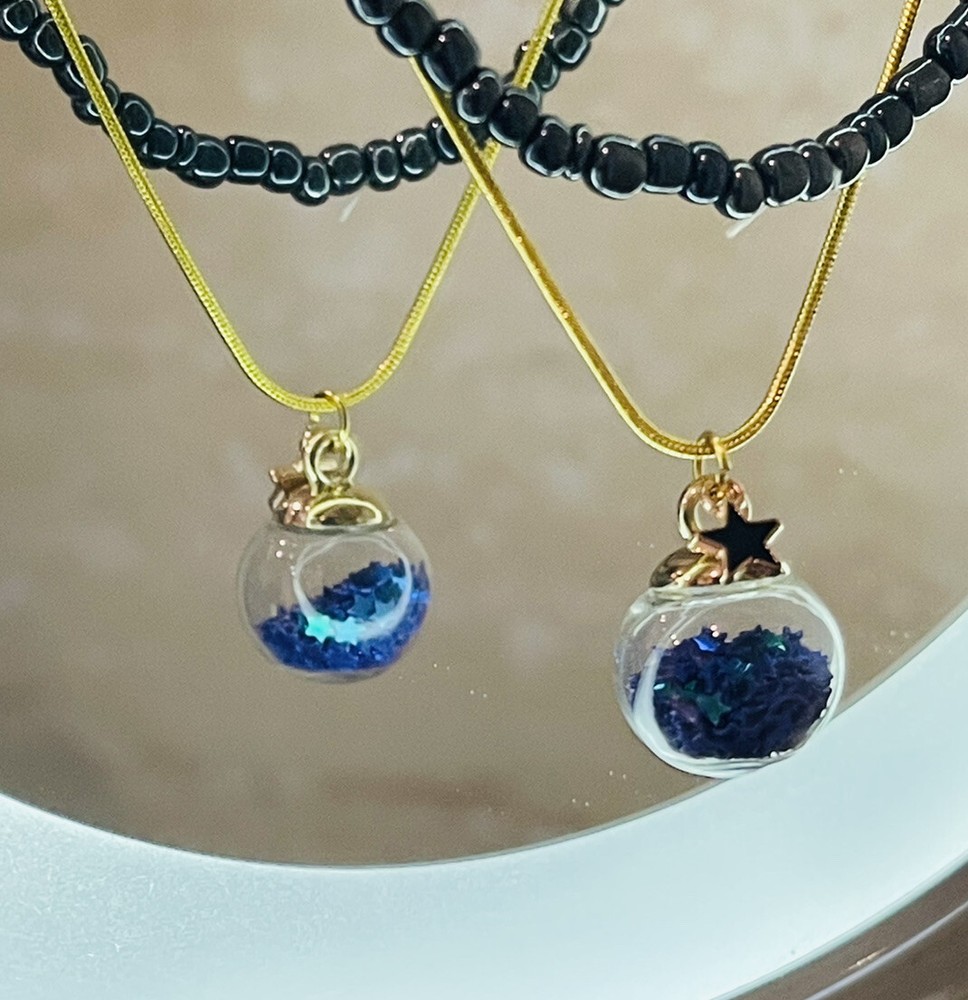 Customised Layered Necklace, Christmas Ornament