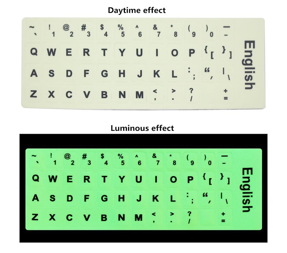 Universal English Keyboard Stickers Letters for Computer Laptop Notebook Desktop