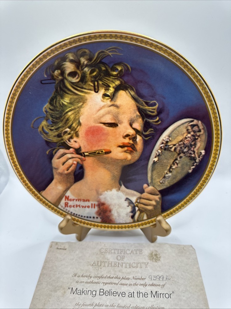 Rockwell Making Believe In The Mirror
