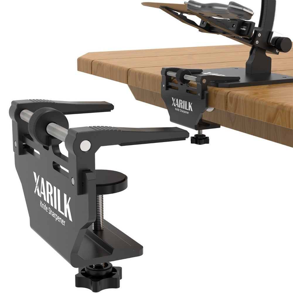 Aluminum Knife Sharpener Securing Clip, Adjustable Width 1.8-4.5",GEN2/GEN3