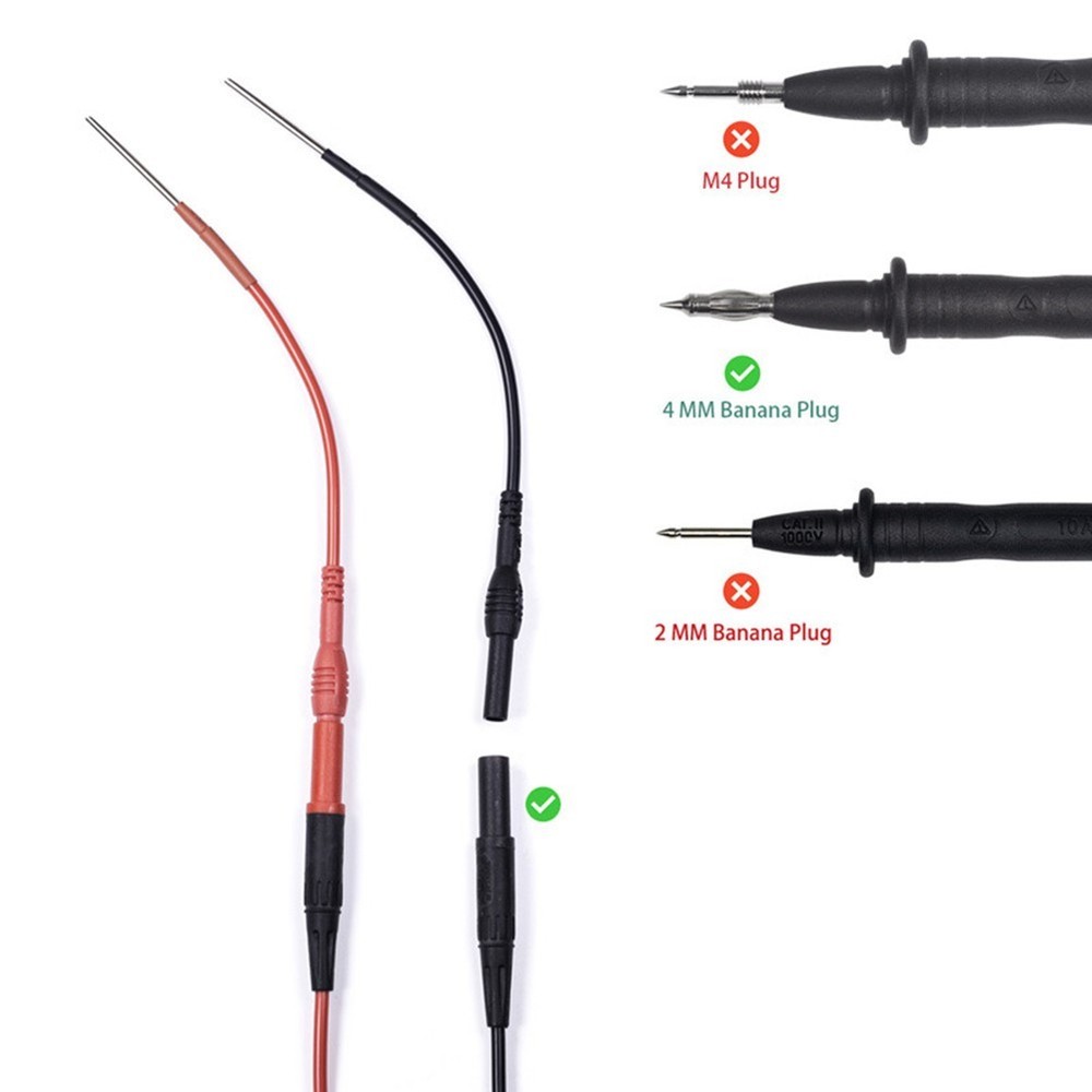 Flexible 2PC Silicone Probes for Automotive Testing with For 4mm Connection