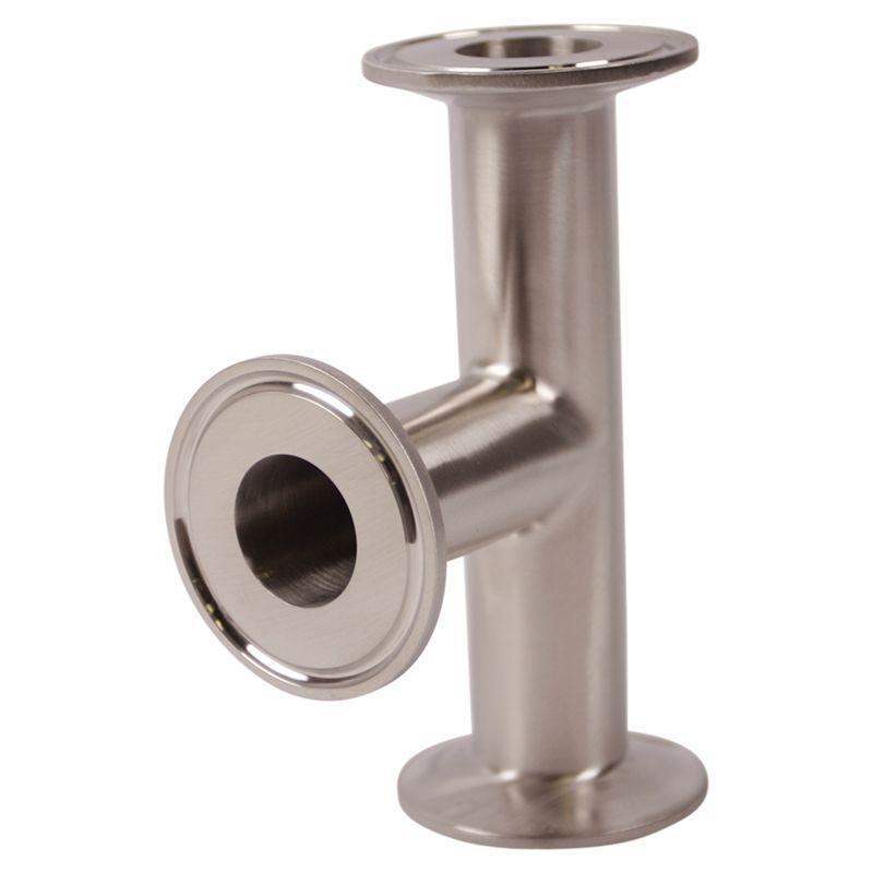 Long Tee | Tri Clamp 1 inch - Sanitary SS304 (3 Pack)