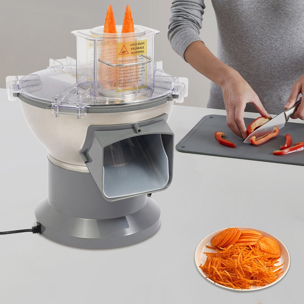 4-In-1 Fruit Slice Processor Electric Multifunctional Vegetable Dice Chopper