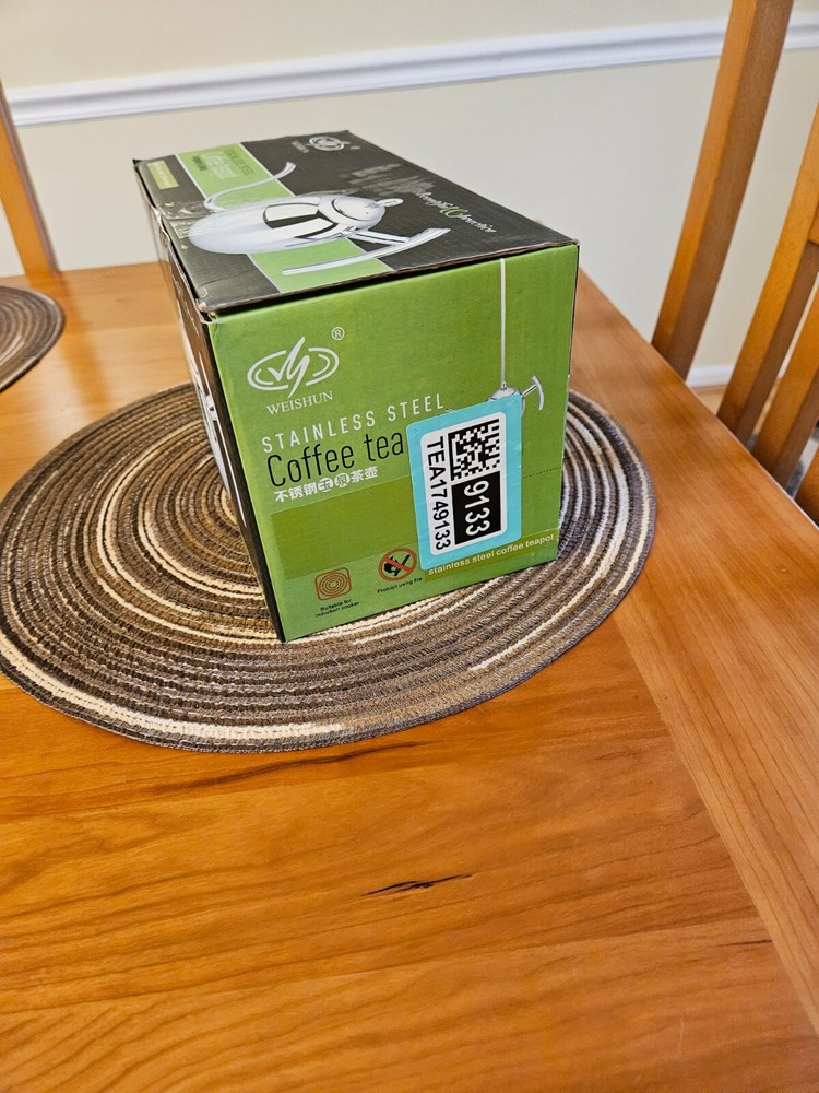 Stainless Steel Teapot 1.1L W/ Strainer Filter Coffee Tea Pot