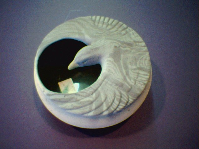Ceramic Animal vessle-vase Eagle