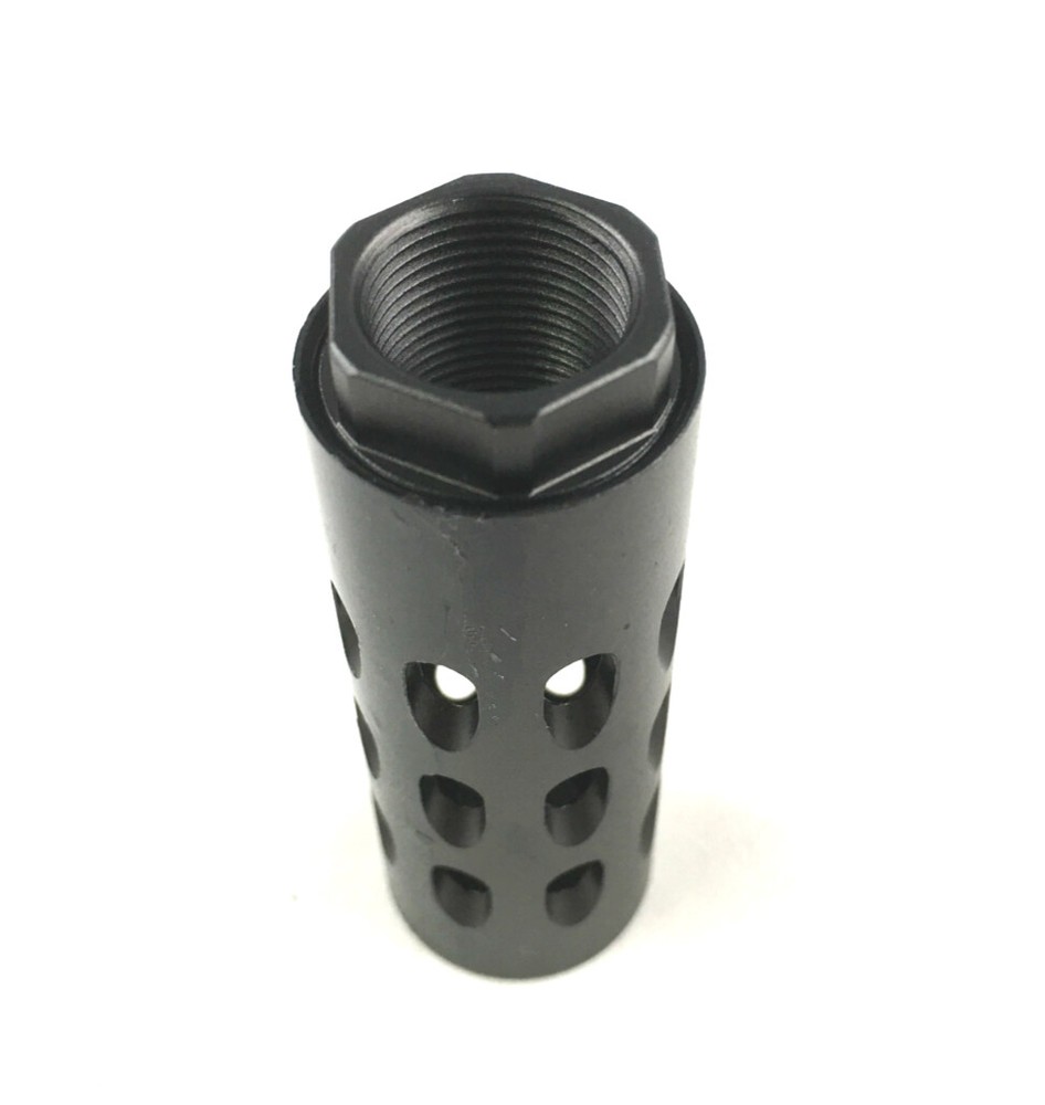 Aluminum Black Color Muzzle Brake Compensator 5/8''x24 TPI Thread .308