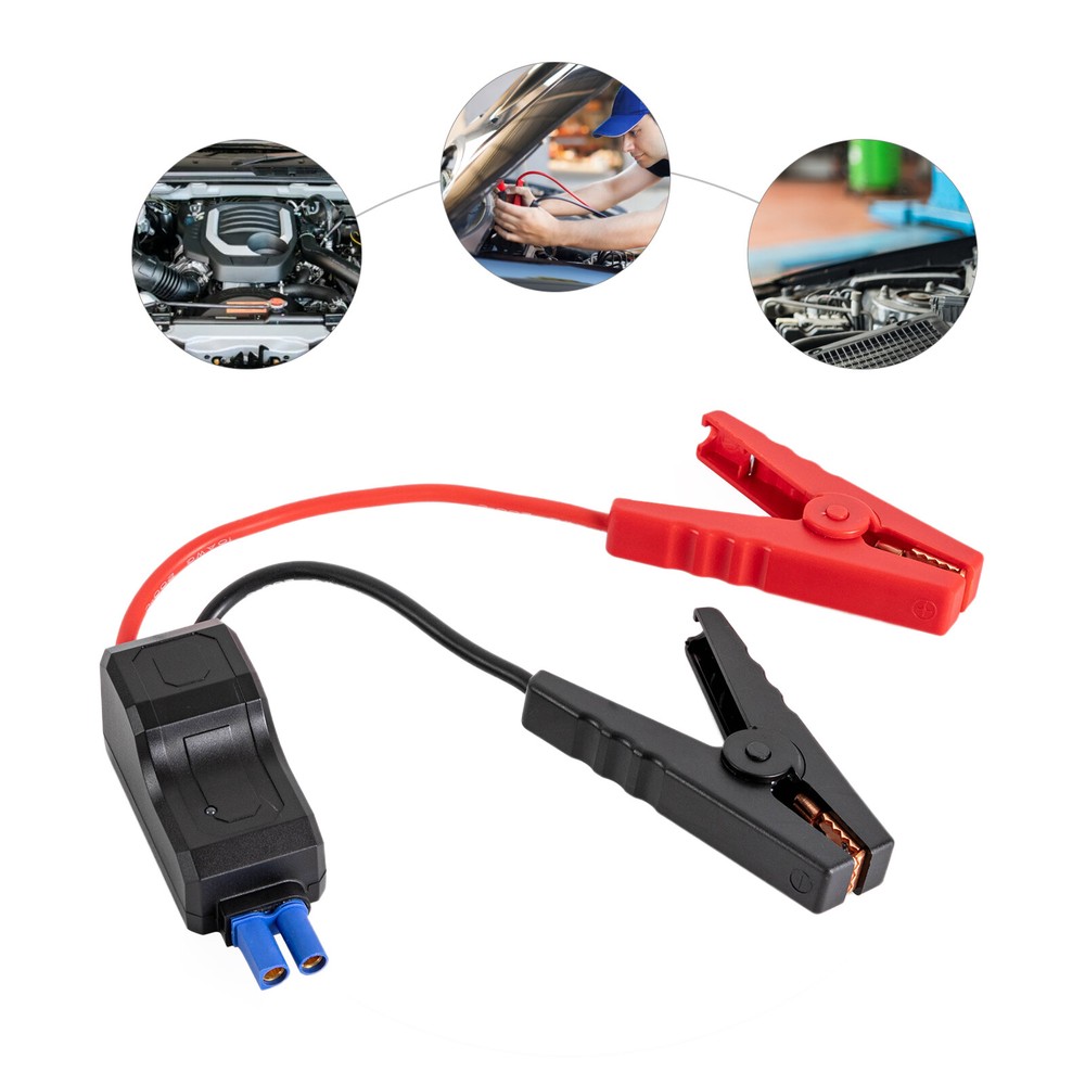 Car Jump Starter Replacement Jumper Cable with Smart & Safe Protection Portable