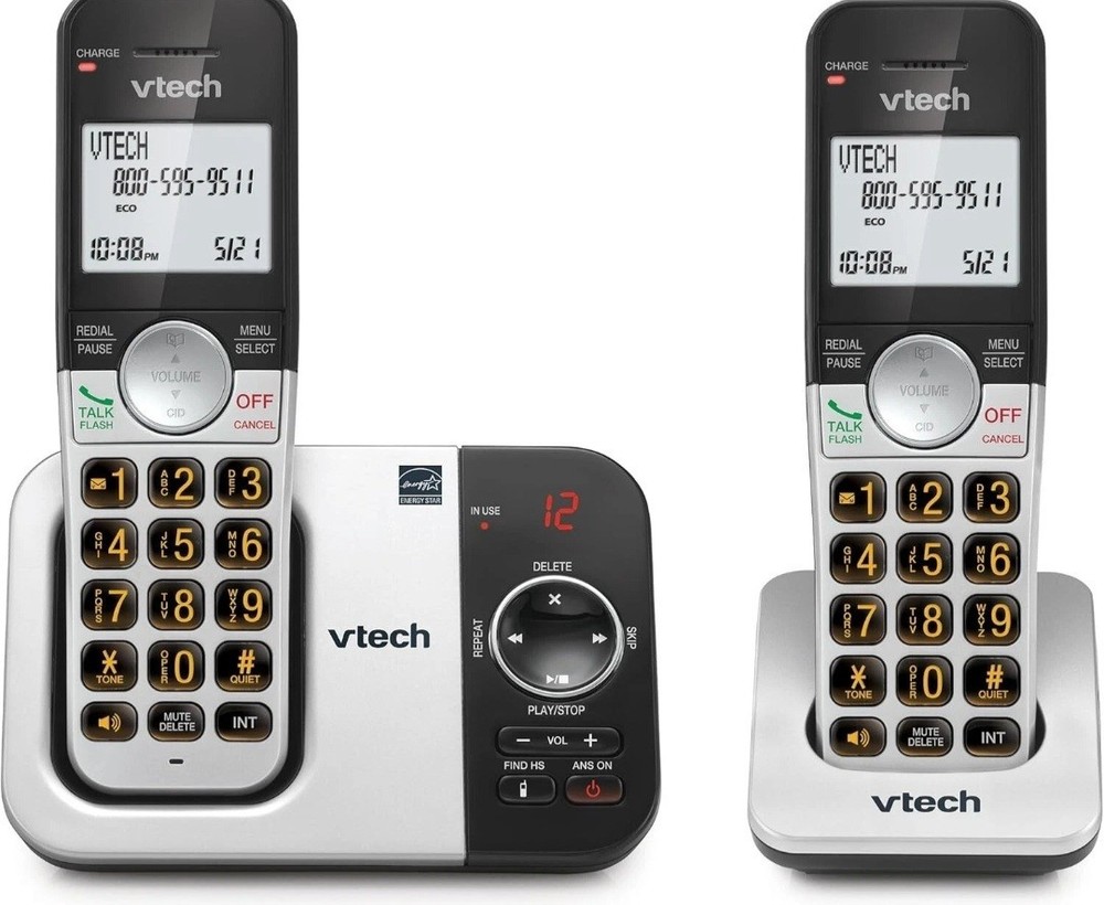 VTech VG232-2 Cordless Phone with Answering Machine -with 2-Handsets Large