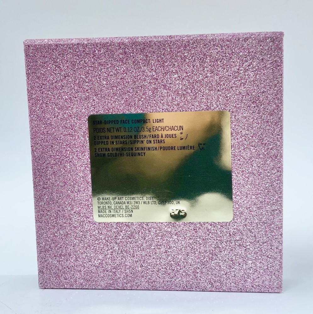 MAC Star Dipped Face Compact Medium Deep Blush Skinfinish light Palette