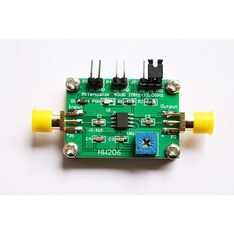 HW206 1MHz-3.0GHz Variable Attenuator Voltage Adjustable Attenuator Module pe66