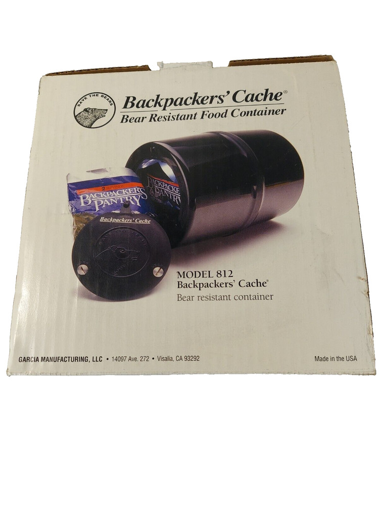 Backpacker's Cache - Bear Proof Container, Bear Resistant Food Storage Open Box