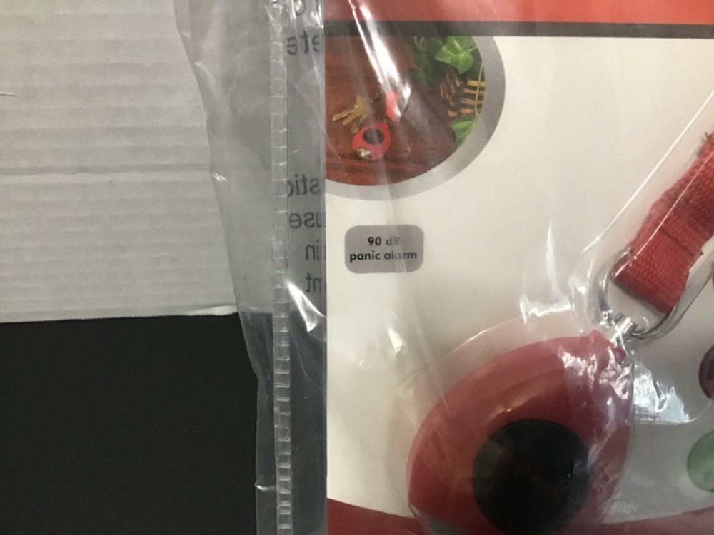 First Alert Personal Panic Alarm With Built In Flashlight (SFA100) Red New