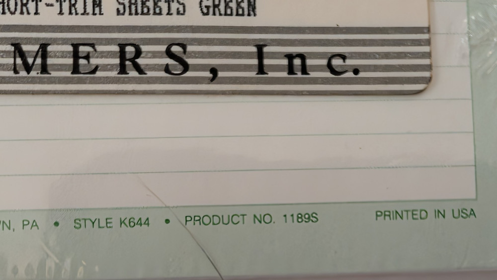 Day Timer Short Trim Sheets Refill Pages - K664 1189S