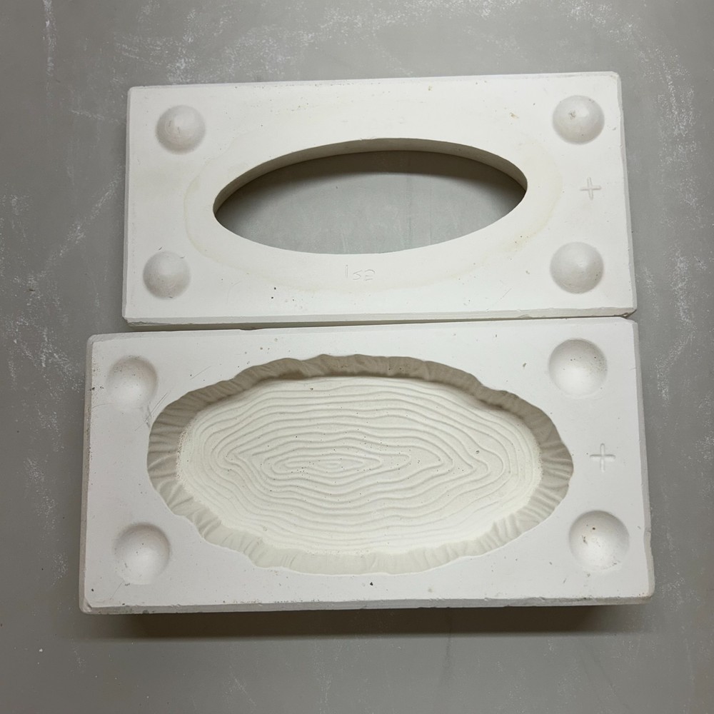 Ceramic Slip Casting Mold Santa House Base #N-248