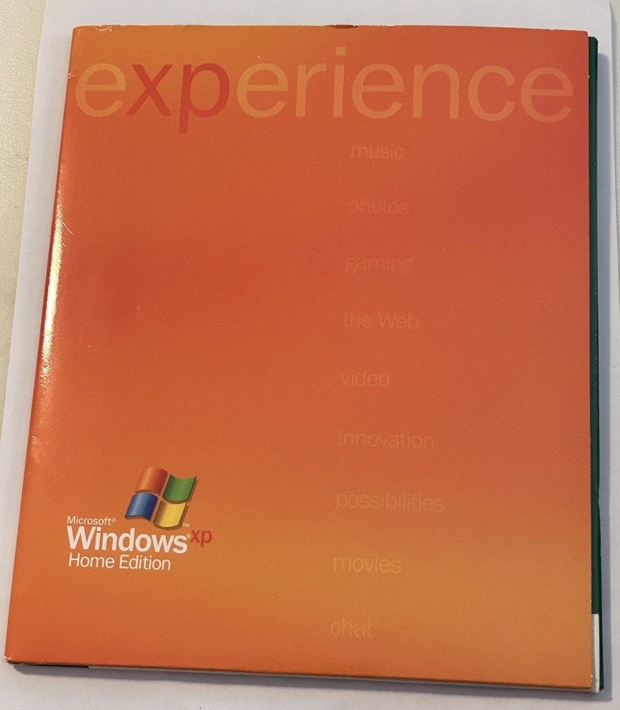 MICROSOFT WINDOWS XP HOME EDITION UPGRADE Version 2002 CD USED PREOWNED