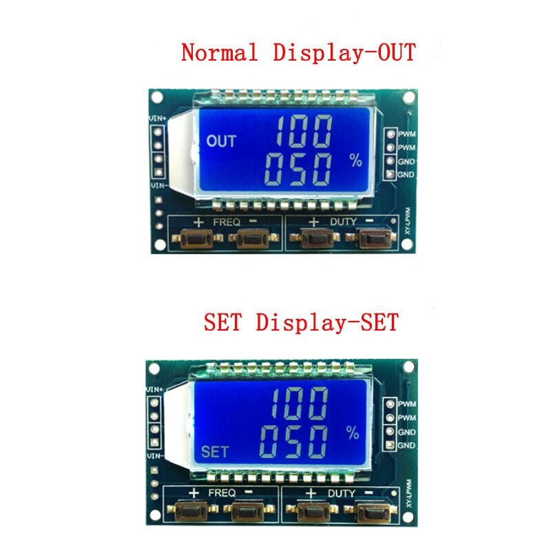 Signal Generator PWM Pulse Frequency Duty Cycle Adjustable Module LCD Display