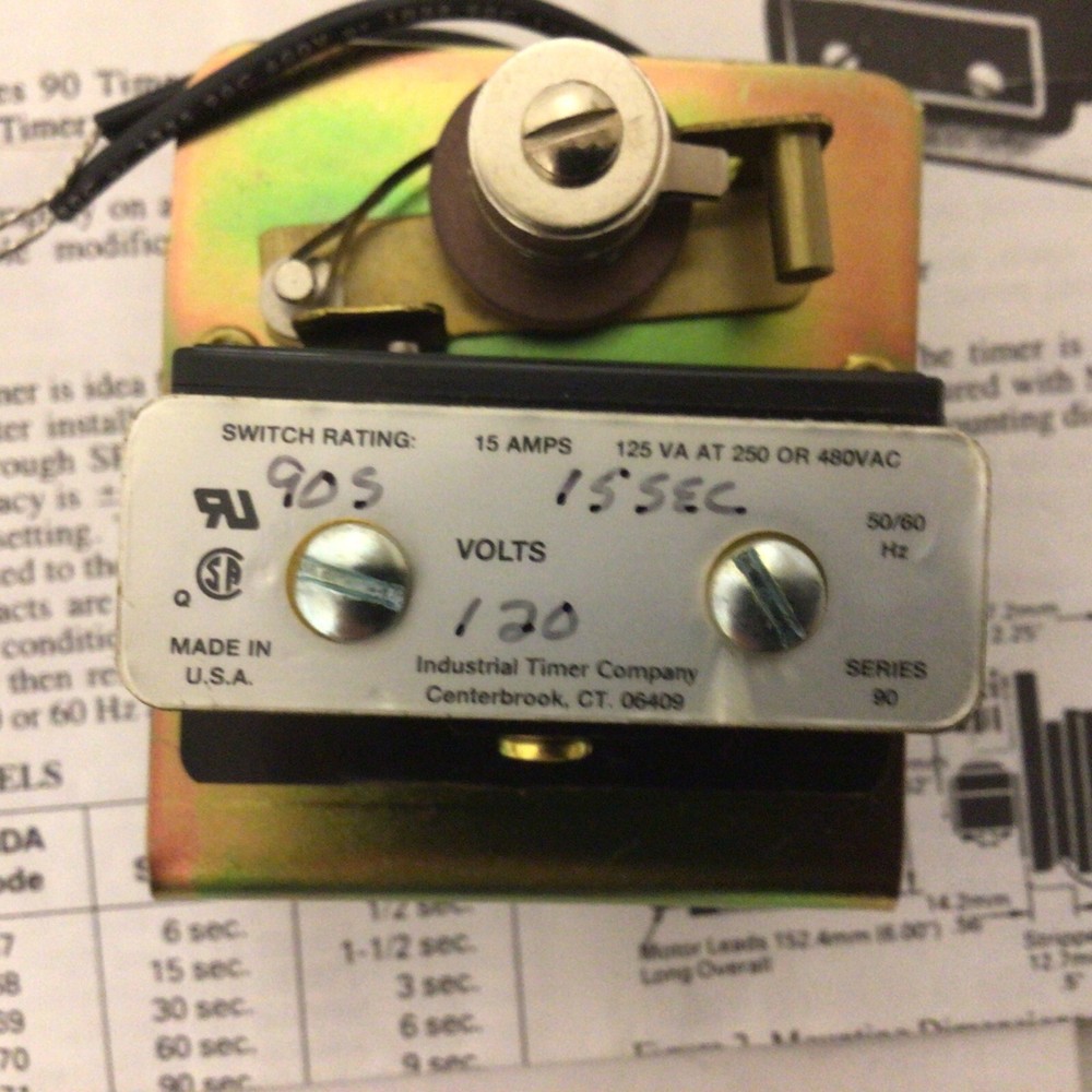 Industrial Timer Company Delay Timer 831402-001