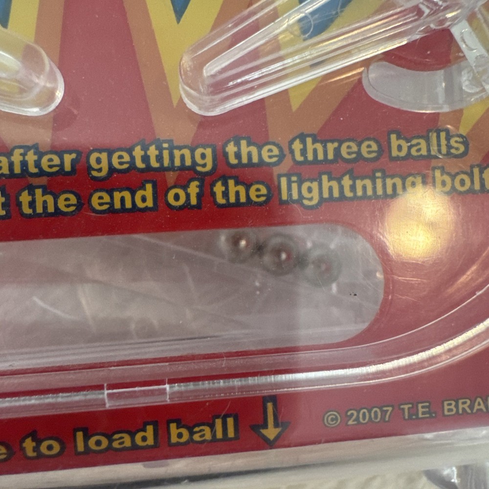 Miniature Pinball Machine TE Brangs 2007 Tabletop Toy
