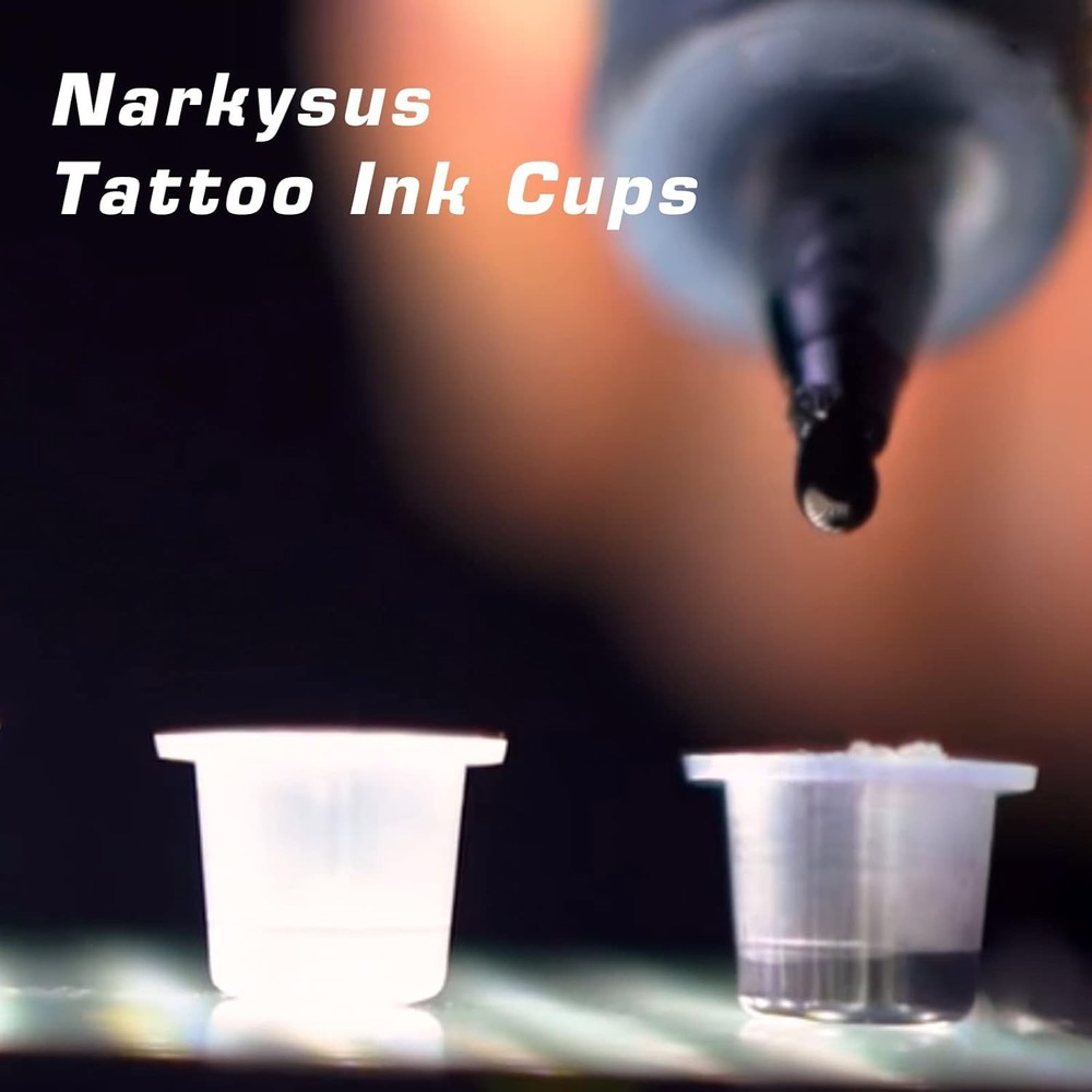 Disposable Small Ink Cups - 1000 Pcs, Microblading & Permanent Makeup...