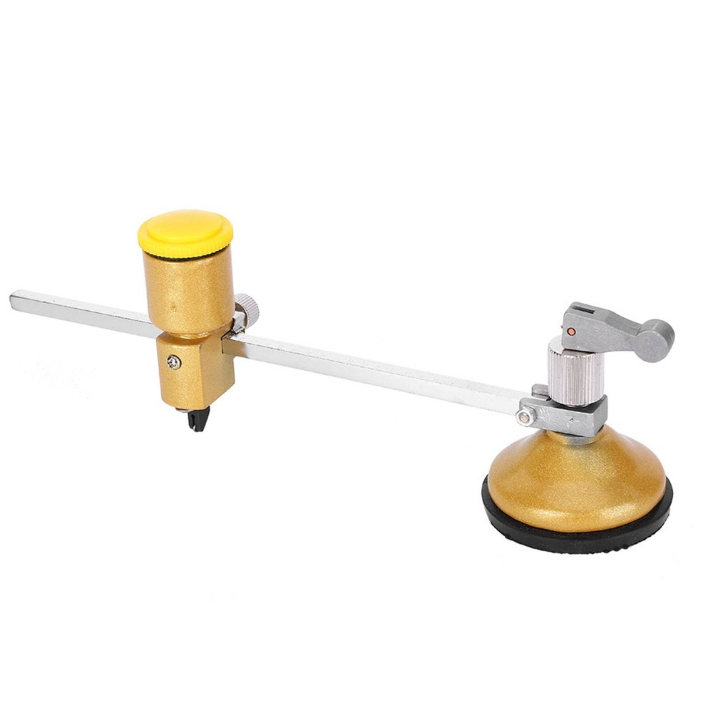 360° Rotation Glass Circle Cutter Compass 40cm Diameter Adjustable Circular Cut⊹