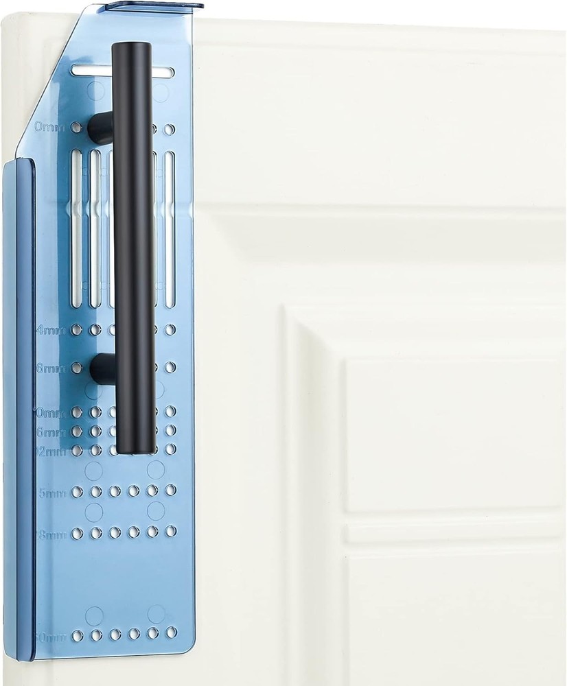 Kitchen Cabinet Pulls Jig Drill Template for Knobs & Handles, Includes Drill Bit