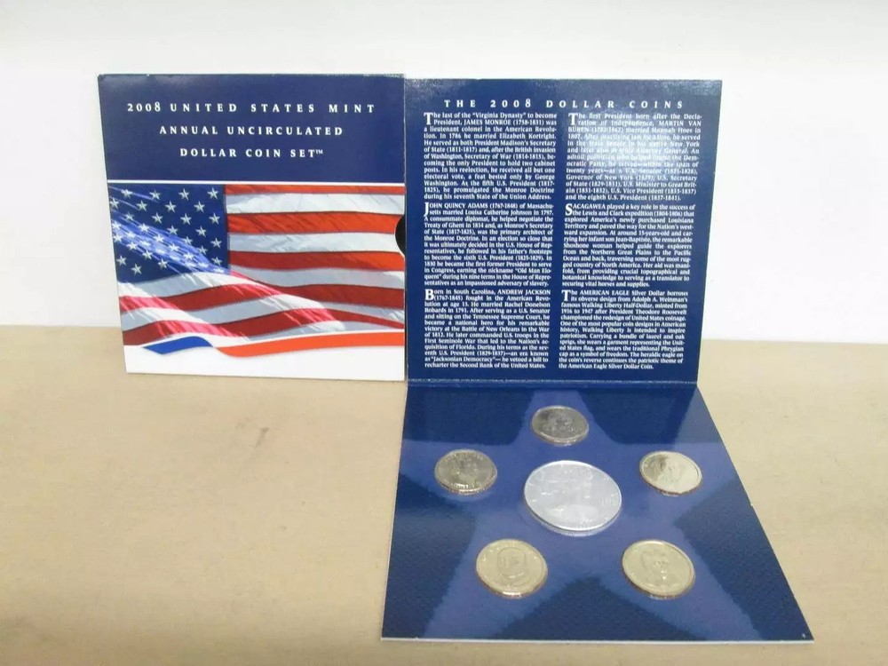 2008 U.S. Uncirculated Set, Annual Dollar With Silver Eagle
