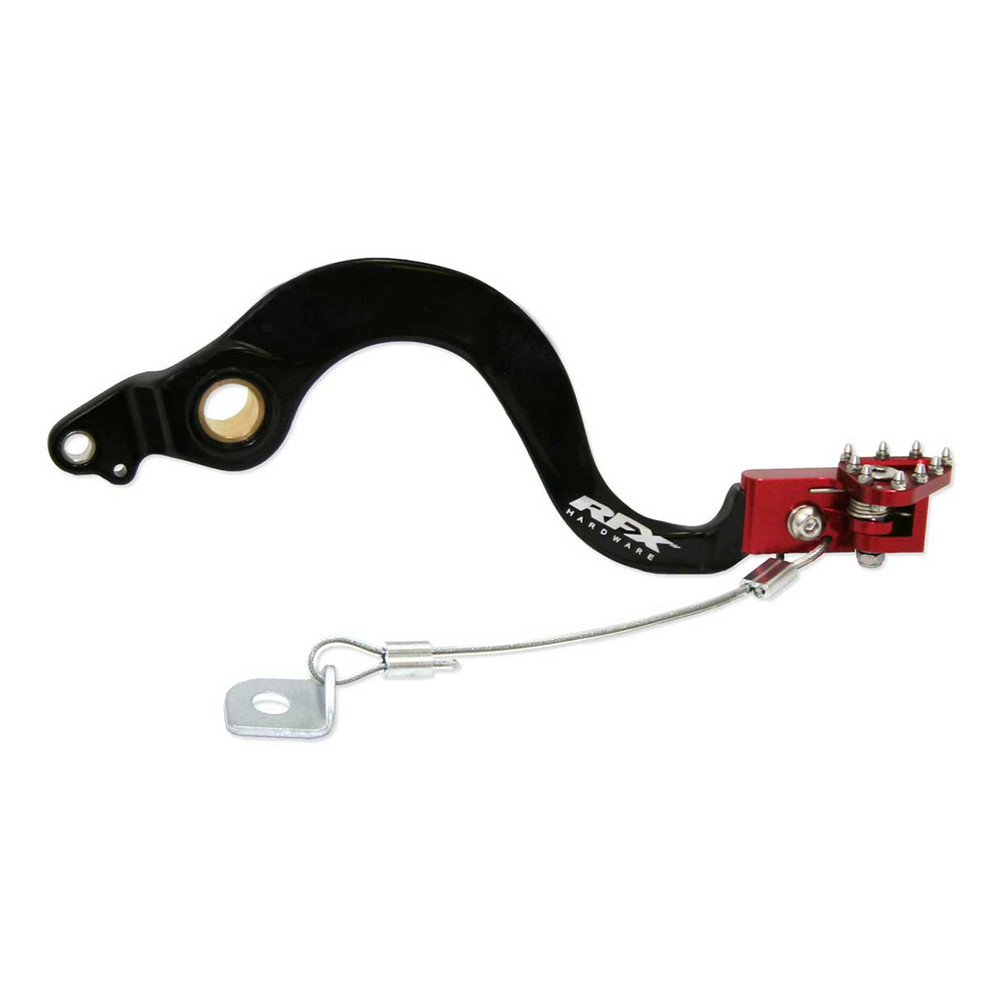 Rear Brake Pedal Red Folding Tip Hon