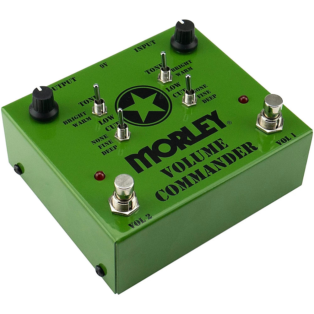 Morley Volume Commander Effects Pedal Green