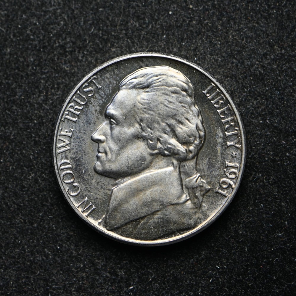 1961 Proof Jefferson Nickel (bb17864)