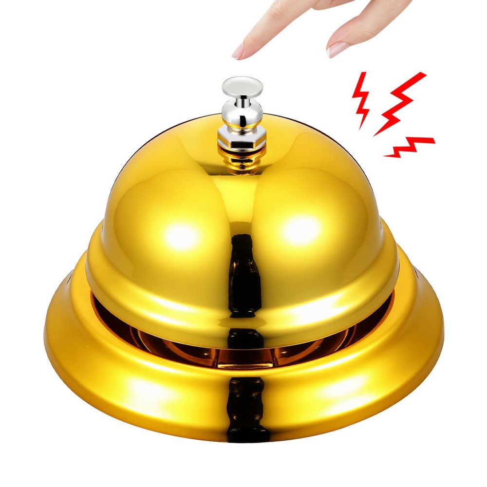 Metal Pressing Service Bell Reception Bell for Restaurant Kitchen