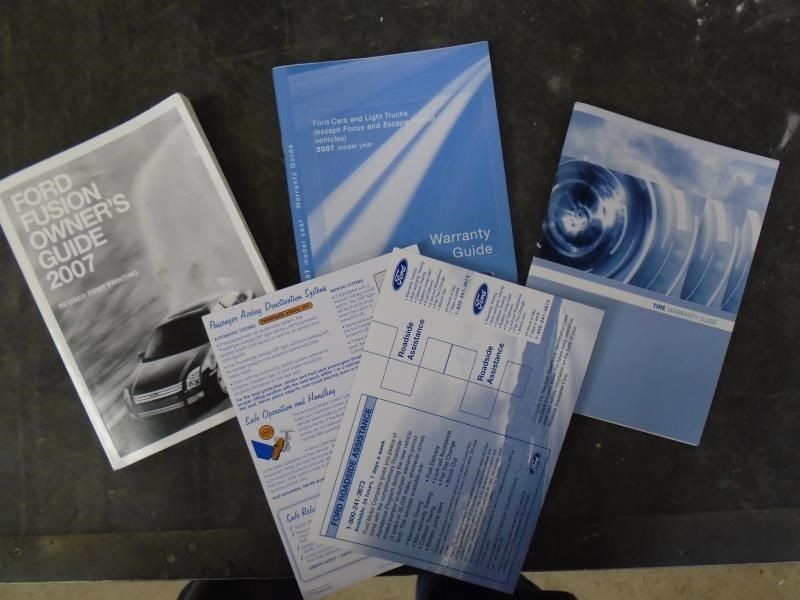 FUSION 2007 Owners Manual 1058051