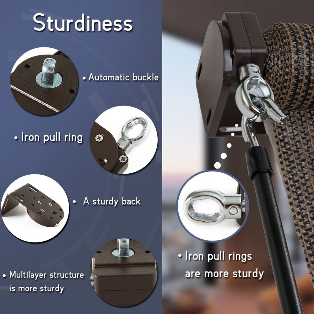 Sunshade Bracket, Compatible with Coolaroo External Roller Blind, Upgraded to...