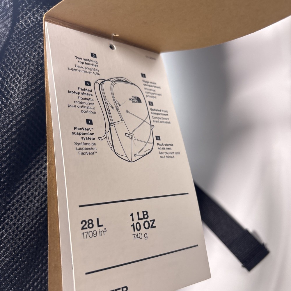 The North Face Jester Black Backpack New With Tags. Please Read
