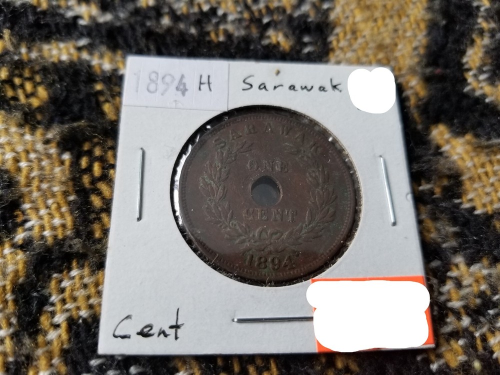 Sarawak 1 Cent 1894H Circulated