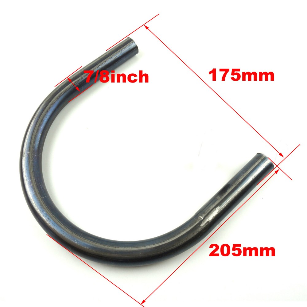 175mm Width Cafe Racer Rear Flat Seat Frame Hoop Loop for Vintage motorcycle