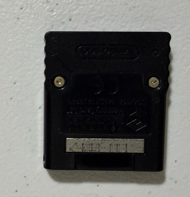 AUTHENTIC Nintendo Gamecube Memory Card RARE Black DOL-014 - Tested
