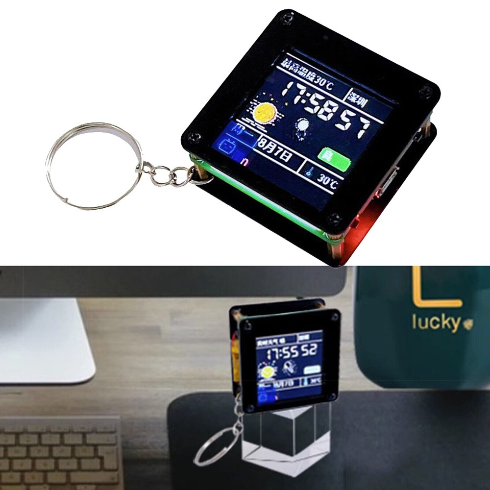 ESP32-C3 Development Board with 1.44" LCD Display WiFi Bluetooth Module Portable