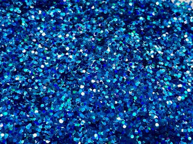 "Oceana" Royal Blue Glitter Medium Cut