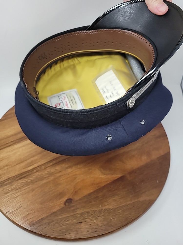 Bancroft Military Cap 7.5 Blue Silver